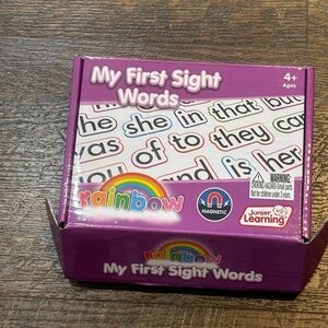 Rainbow My First Sight Words Magnetic Set